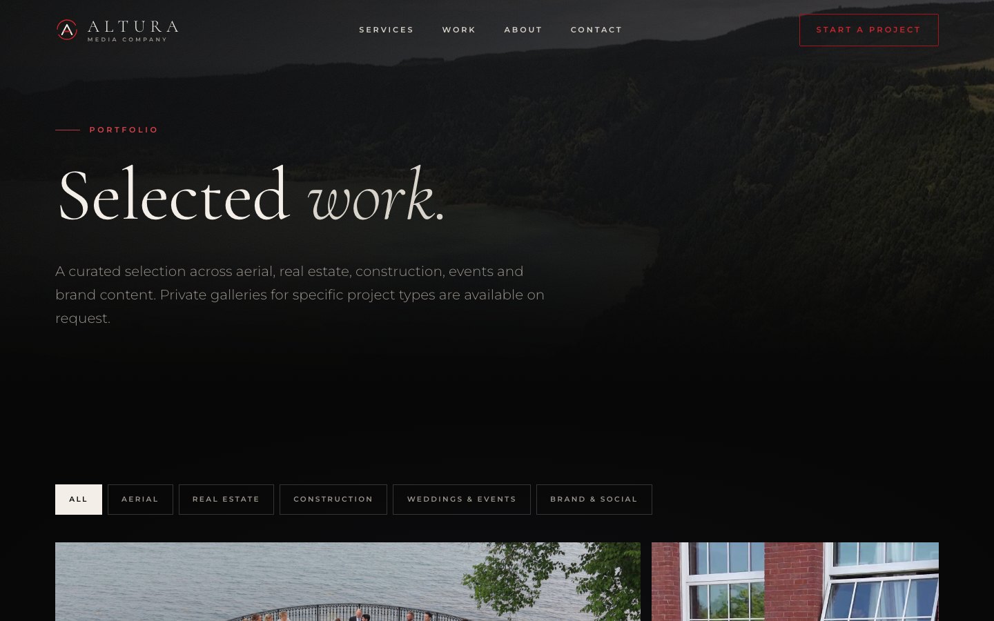 Altura's work page